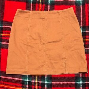 Forever 21 Tan Pencil Skirt